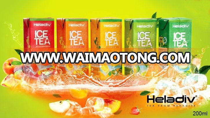 Heladiv flavoured Ice Tea 200 ml Tetra pack made from Fresh Ceylon Tea